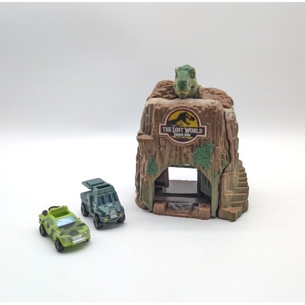 Vtg 1997 Jurassic Park The Lost‎ World Microverse T-Rex Trap Playset Incomplete